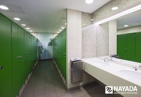 Перегородки для туалетов и санузлов в проекте Красный Кит ТРЦ